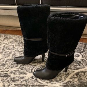 Ladies Ralph Lauren fur boots